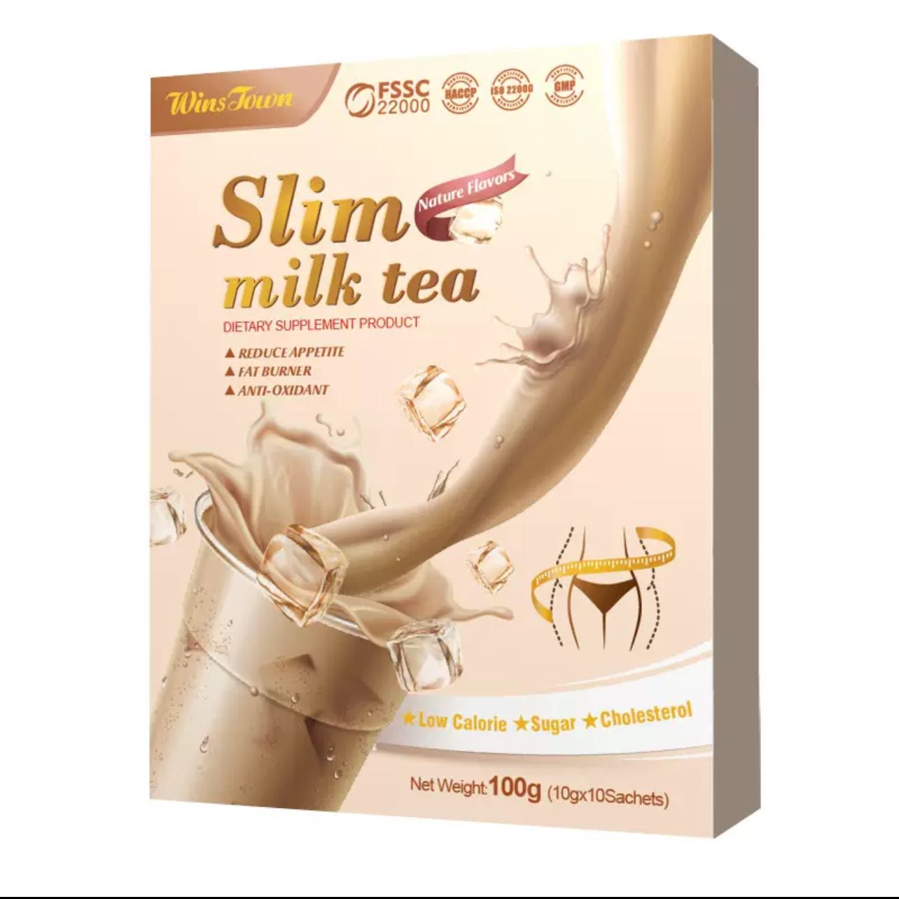 Winstown Slim Milk Tea - Appetite Suppressant, Fat Burner, Anti-oxidant