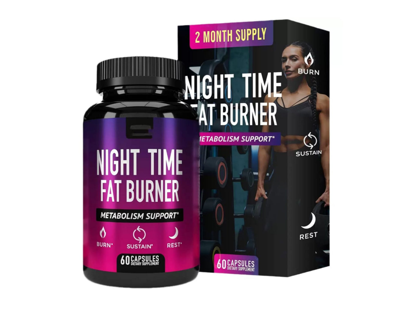 Night Time Fat Burner – Powerful Weight Management Formula